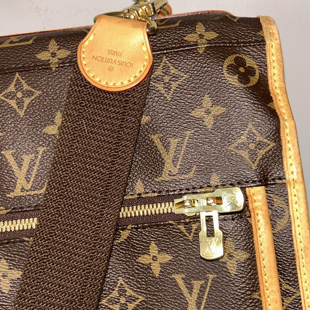 Louis Vuitton Dark Brown Monogram Travel Bag- Clean